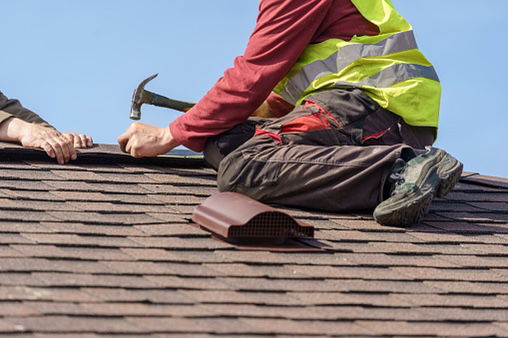Six Brothers Contractors LLC doing a roof repair in Wayne, NJ